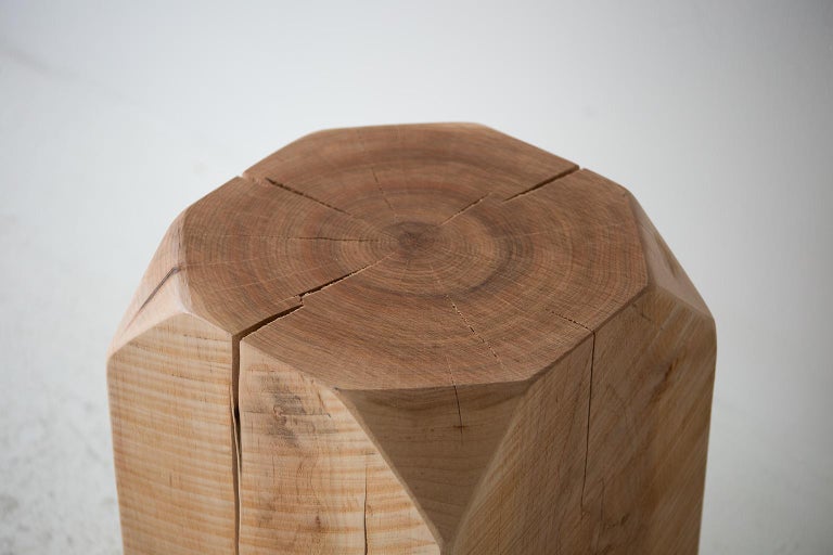 Maple Modern Wood Stool, The Dublin For Sale