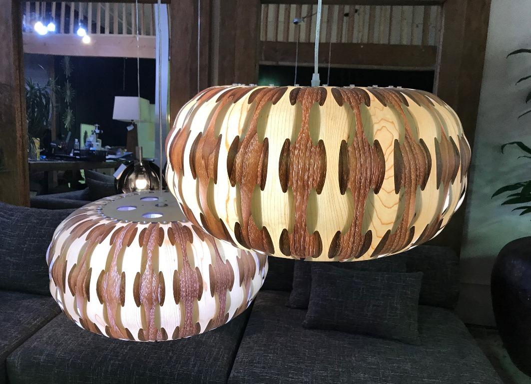 wood veneer lights