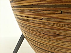 Modern Wooden and Steel Stool and Table 'Small'