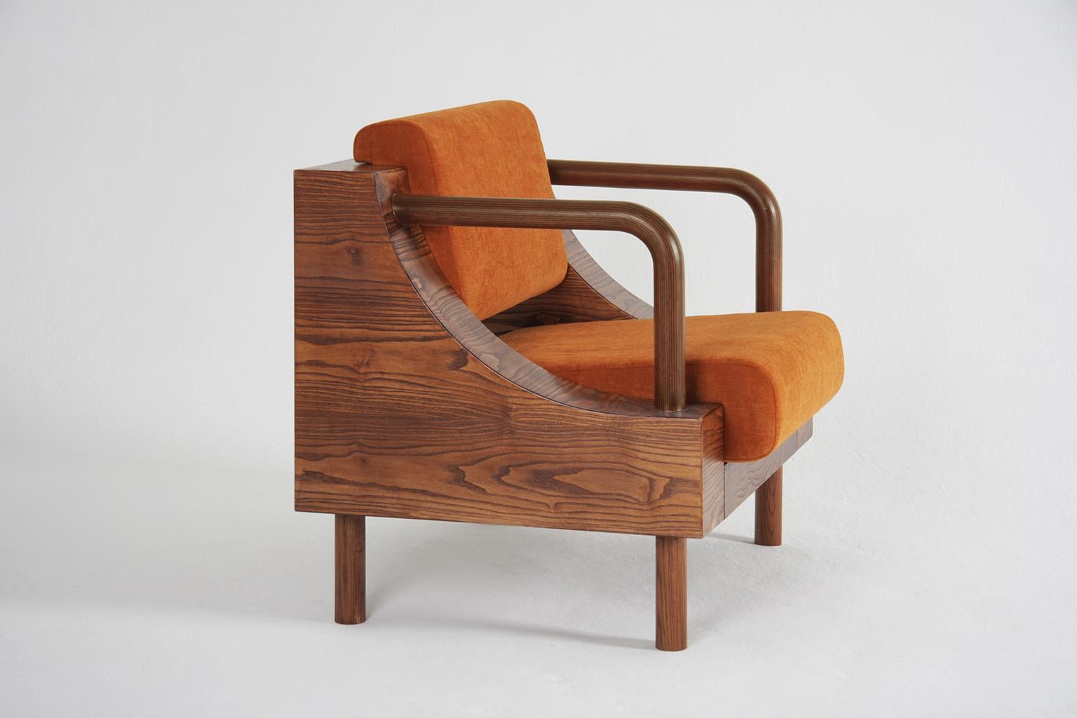 modern wood armchairs