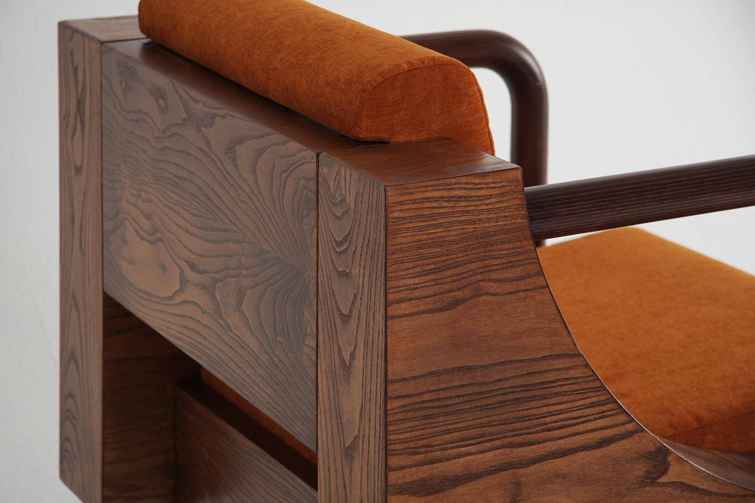 Modern Wooden Armchair from 
