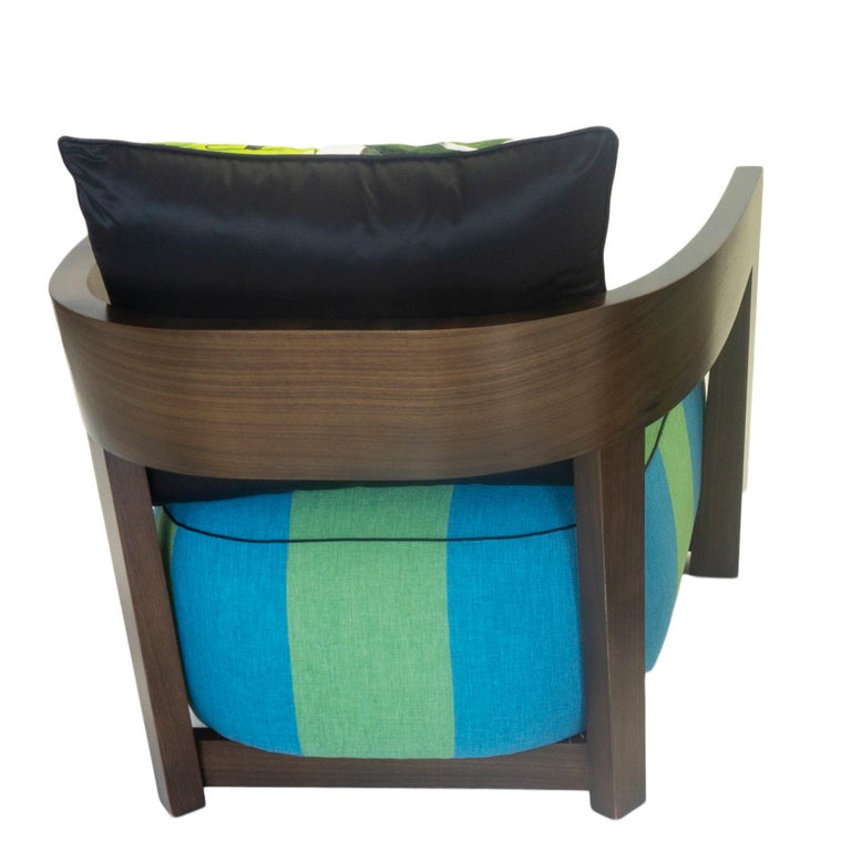 Modern Wooden Lounge Chair For Sale 3