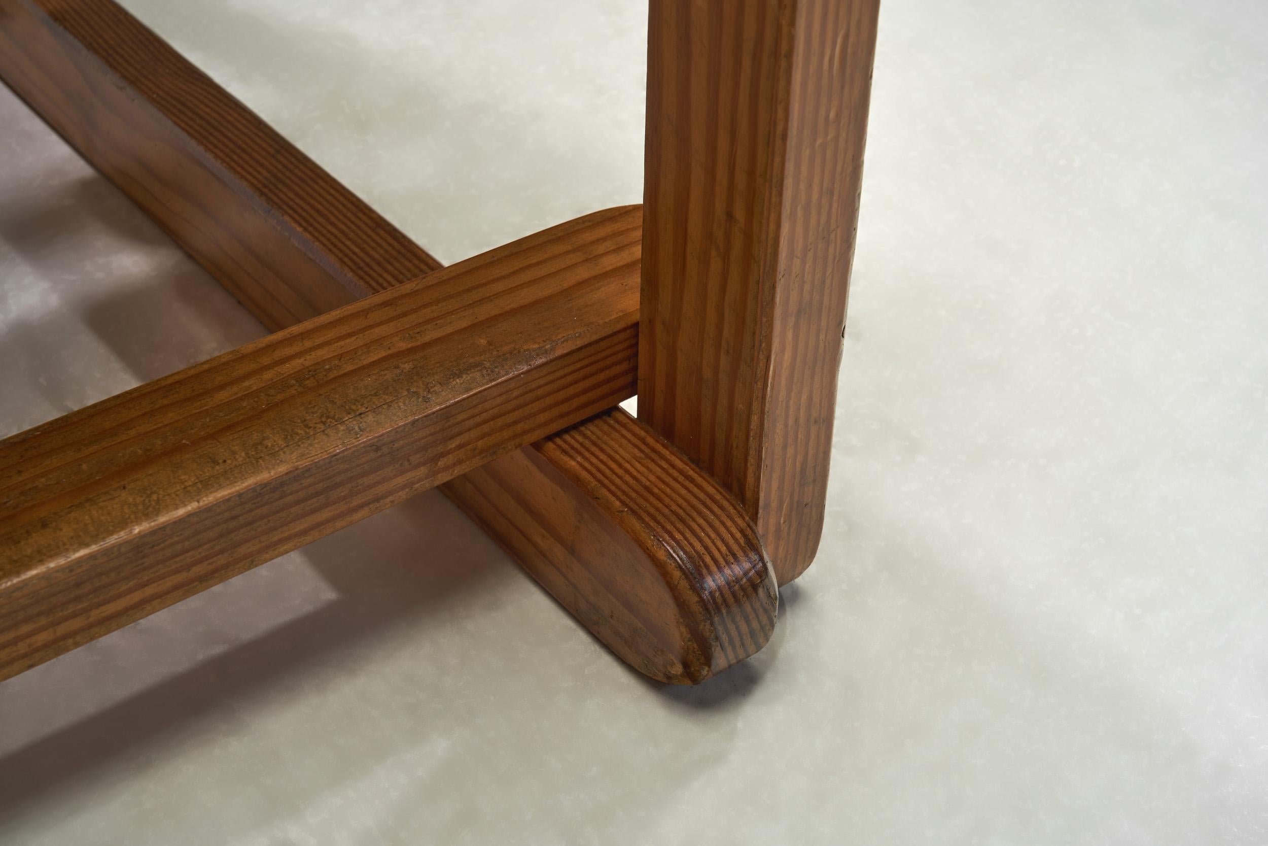 Modern Wooden Lounge Chair with Upholstered Cushions, Europe Mid-20th Century For Sale 12