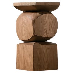 Modern Wooden Nightstand Socle No114, Designed by Joel Escalona