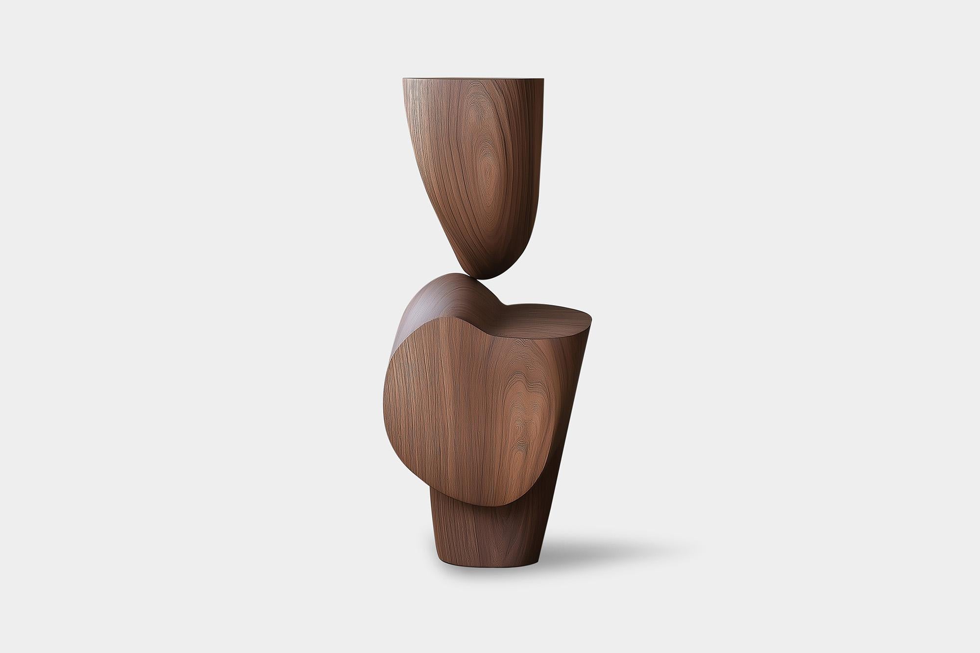 Modern Wooden Sculpture Lull No97 by NONO – Ideal for Luxury Spaces


———
Balance and tension are at the core of these sculptures. The interplay between the smooth, rounded forms and solid, angular bases creates a delicate equilibrium that invites