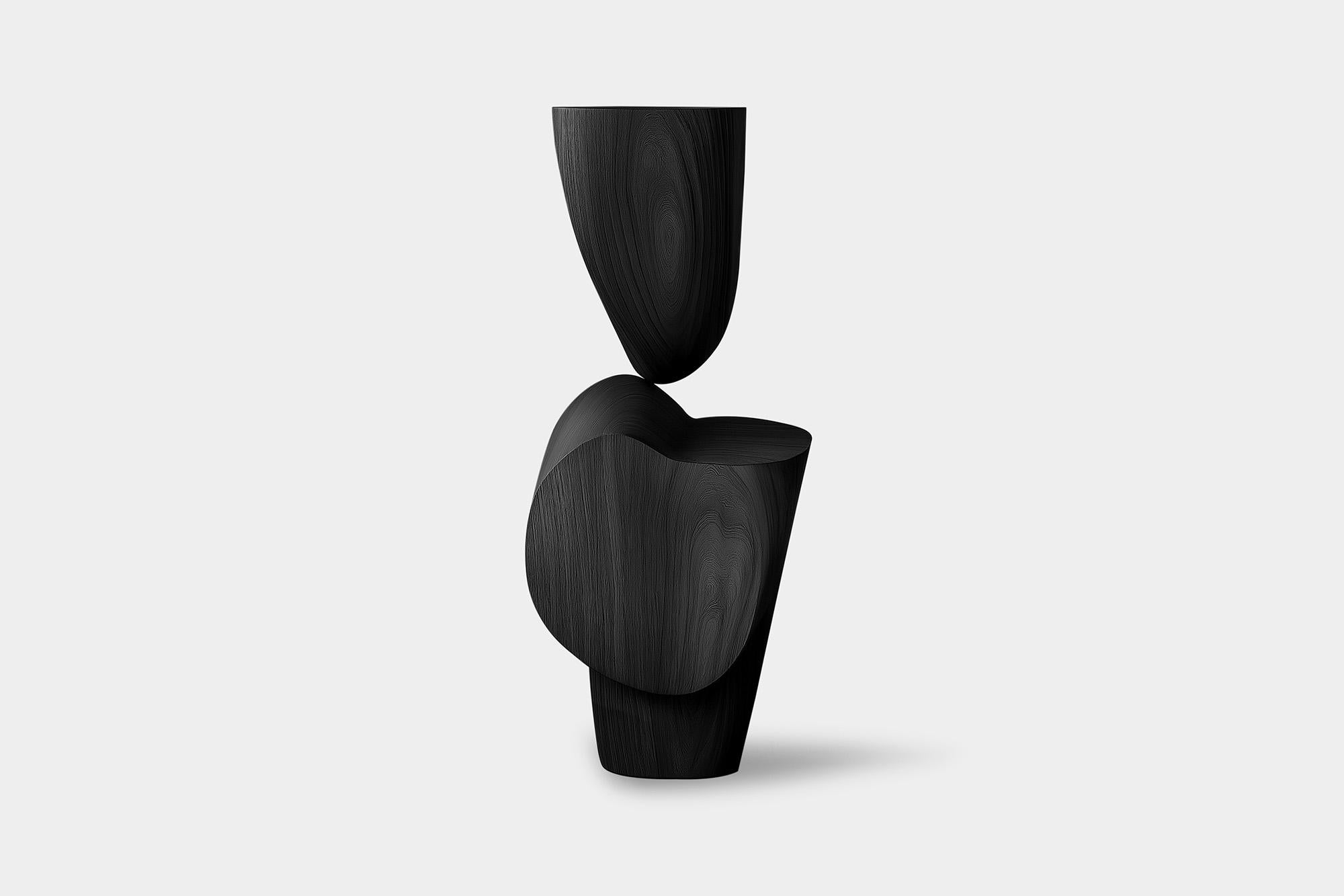 Mexican Modern Wooden Sculpture Lull No97 by NONO – Ideal for Luxury Spaces For Sale