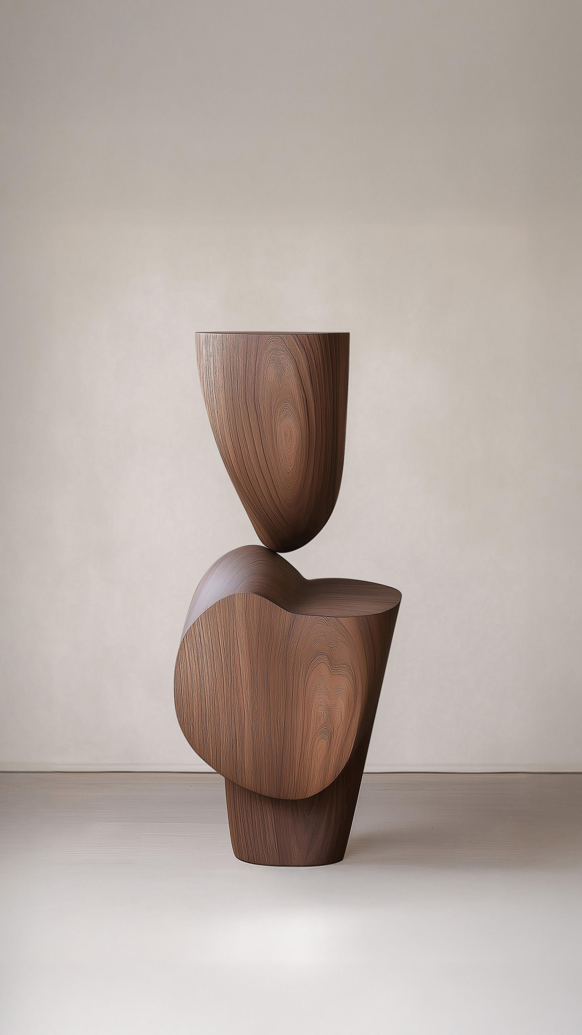 Modern Wooden Sculpture Lull No97 by NONO – Ideal for Luxury Spaces In New Condition For Sale In Ciudad de México, CDMX