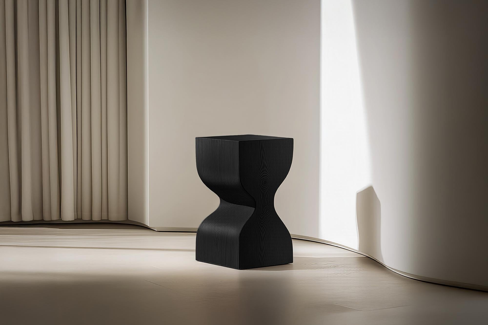 Mexicain Table de nuit moderne en bois Socle No68, Design by Joel Escalona en vente