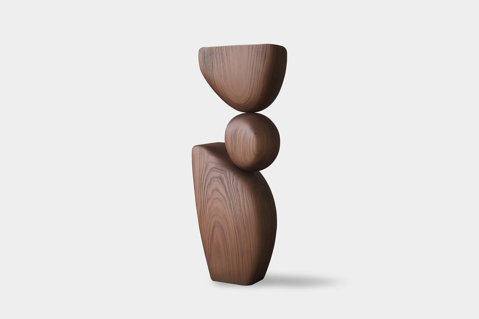 Totem moderno in legno Lull No69 di NONO - Ideale per progetti di interior design

---
L'equilibrio e la tensione sono al centro di queste sculture. L'interazione tra le forme lisce e arrotondate e le basi solide e angolari crea un delicato