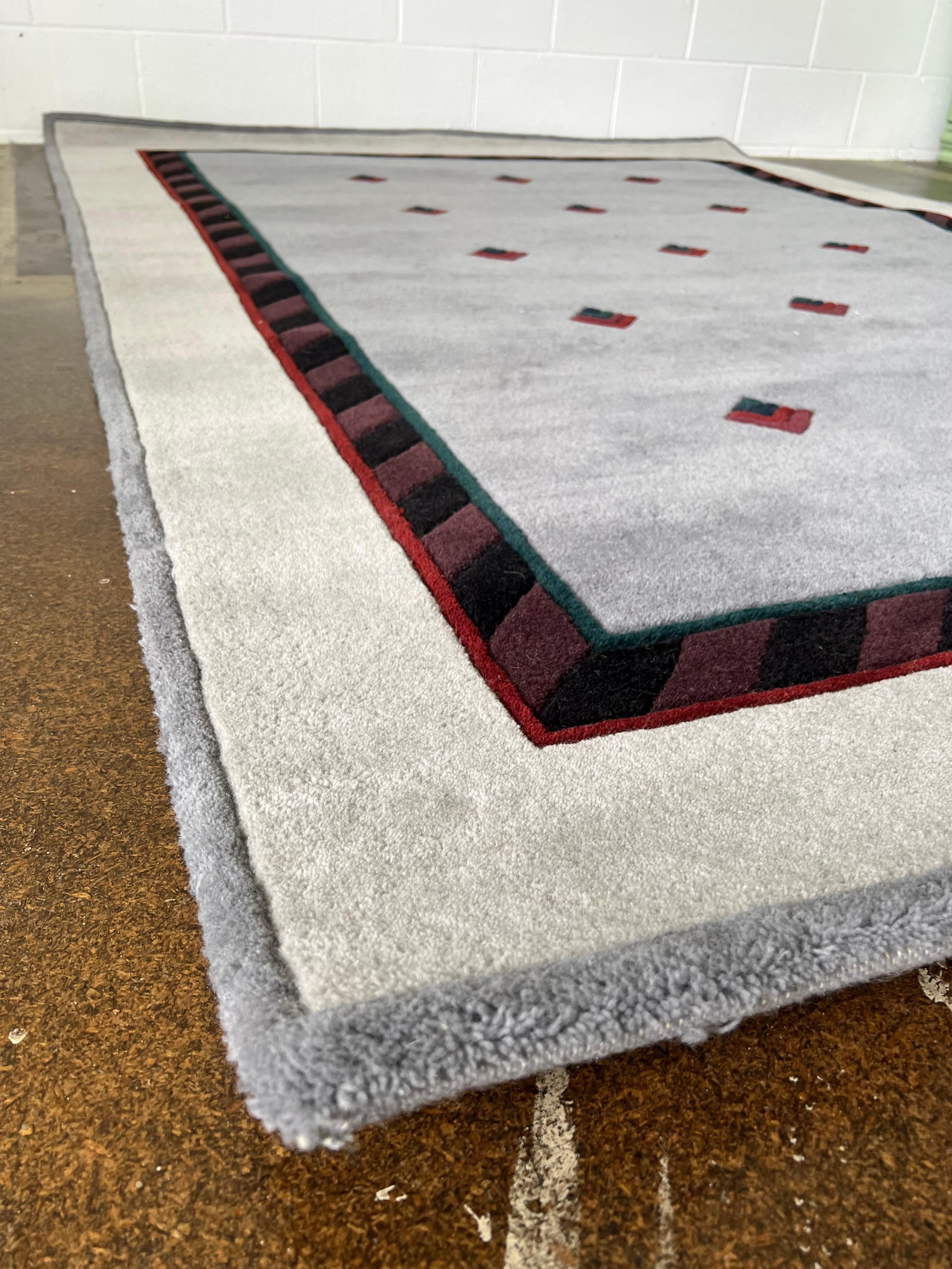 Modern Wool Carpet by Catharina Dramborg for Kinnasand 