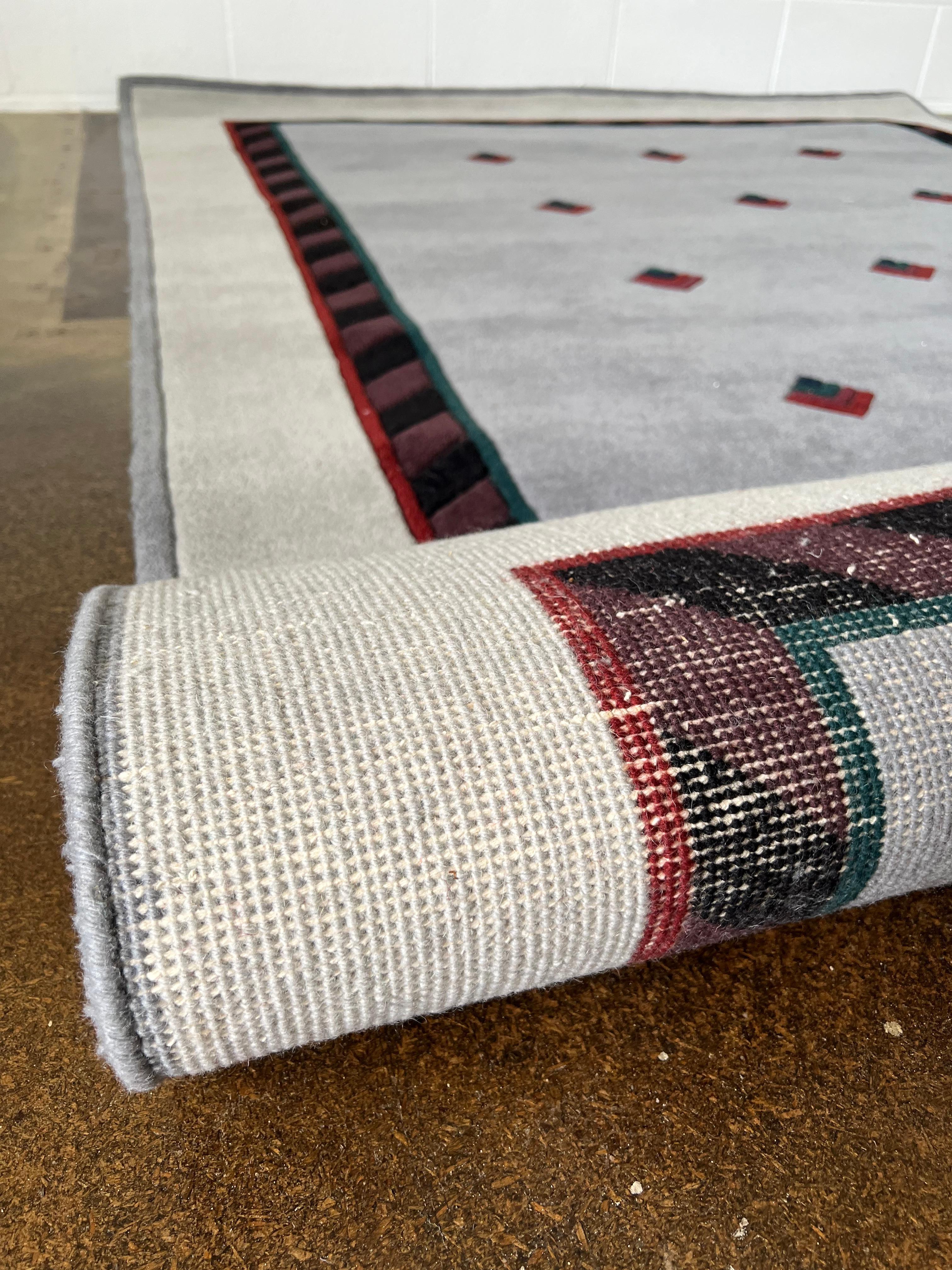 Late 20th Century Modern Wool Carpet by Catharina Dramborg for Kinnasand 