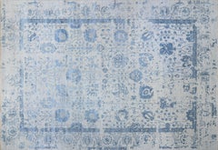 Modern Wool & Silk Tabriz Rug