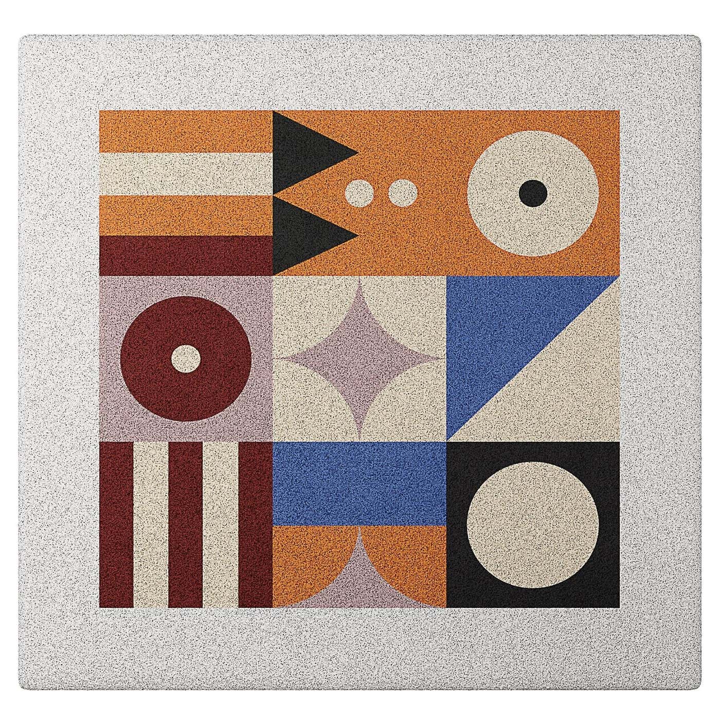 Modern Wool Square Shaped Patterned Design Rug for Kids Room For Sale ...