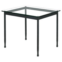 Modern Wrought Iron Accent Side Table by Charleston Forge