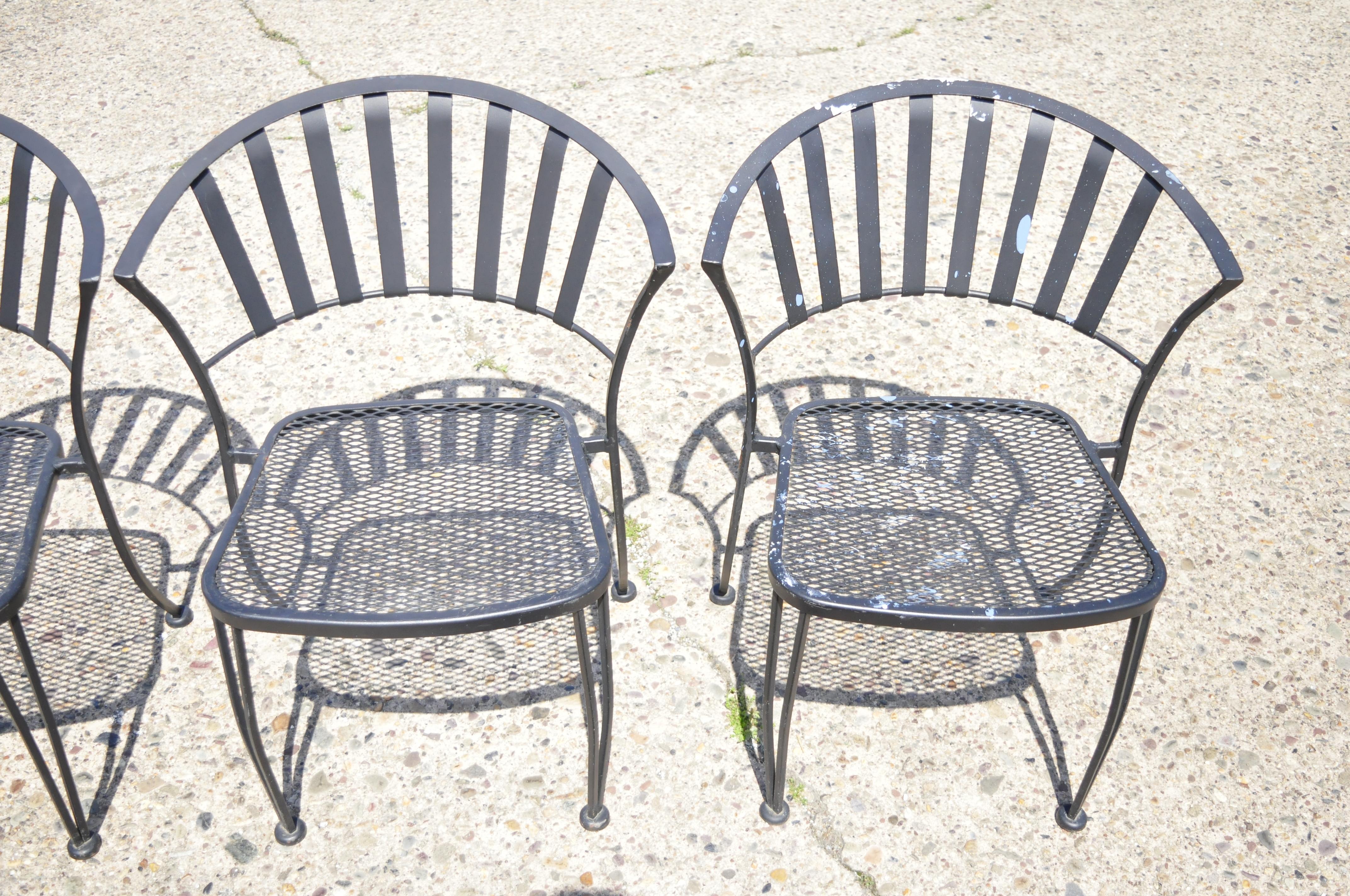 cushions for barrel wrought iron chairs