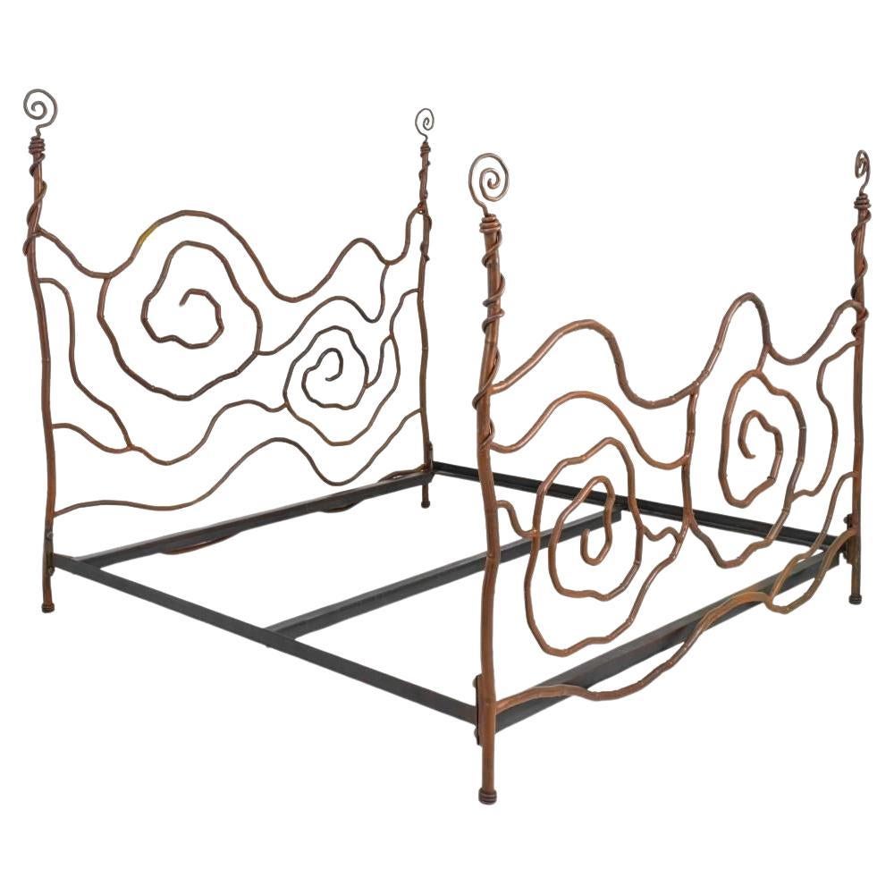 Modern Wrought Iron Bed Frame