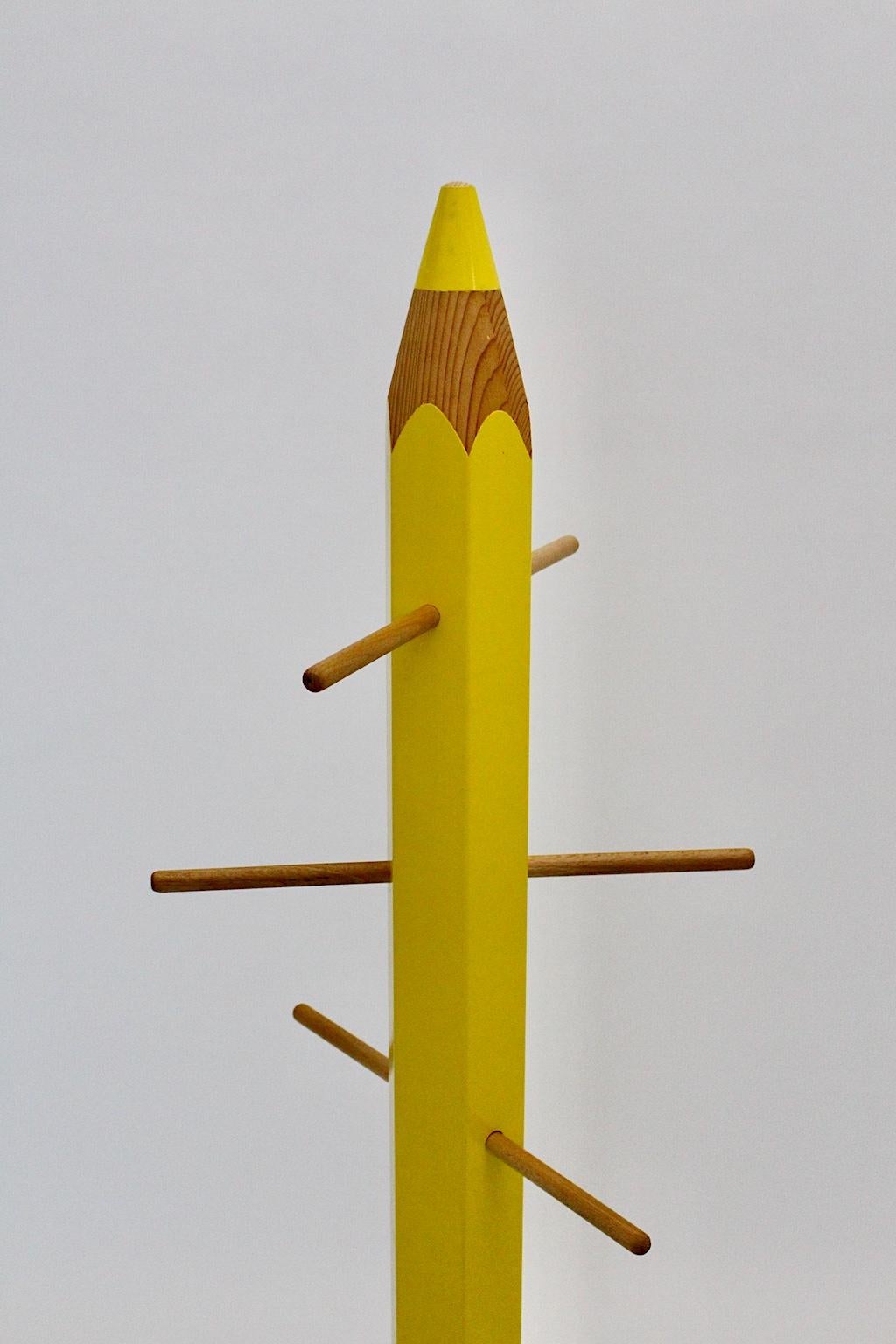 pencil coat rack
