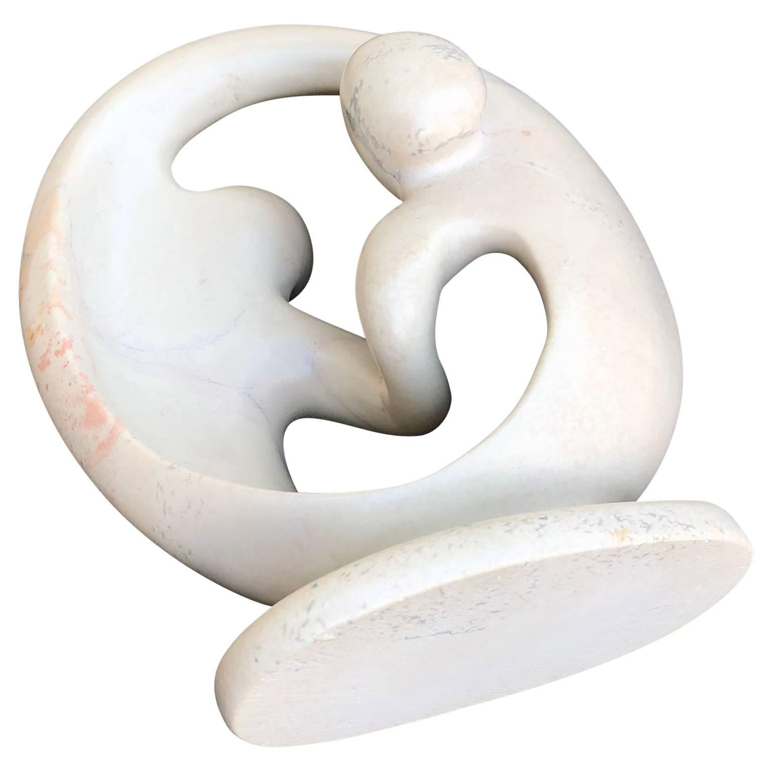 Modern Ying Yang Marble Sculpture 1