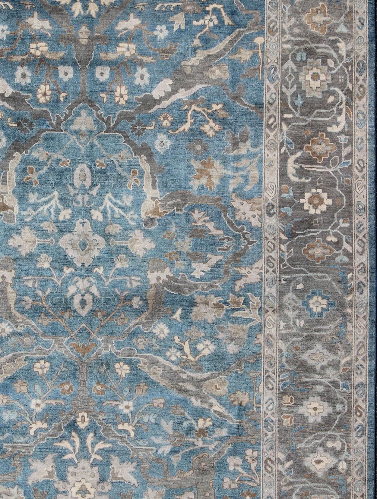 Modern Sultanabad, Keivan woven Arts, rug/OB-9458373, hand-knotted with all-over design. Circa/ 2010

Measures: 9'0 x 12'0.