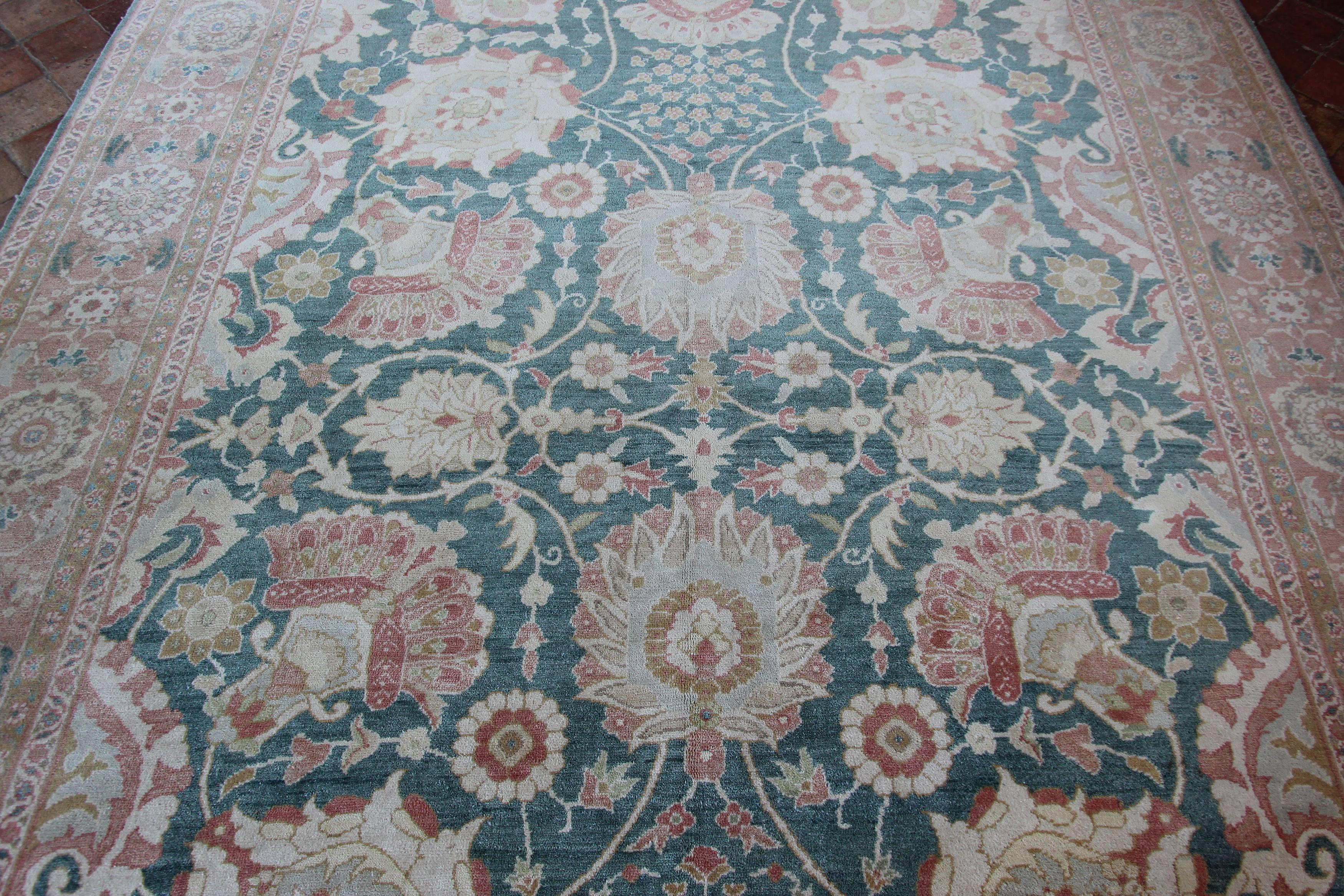 Wool Modern Ziegler Carpet For Sale