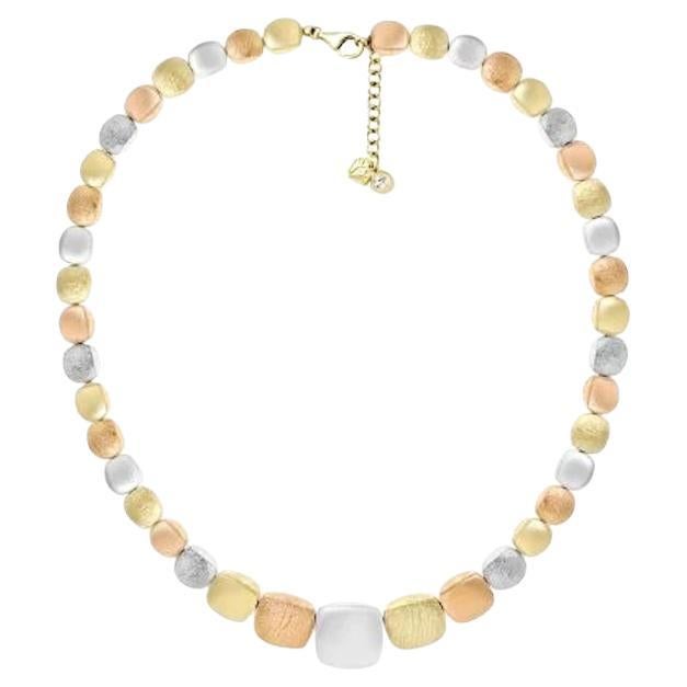 Bracelet 14K  Gold (Matching Necklace Available)
CZ 1-0,9 ct
Weight 13,47 grams

With a heritage of ancient fine Swiss jewelry traditions, NATKINA is a Geneva based jewellery brand, which creates modern jewellery masterpieces suitable for every day