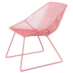 Vintage Modern Wire Lounge Chair "Special Edition Bunny" by Bend Goods