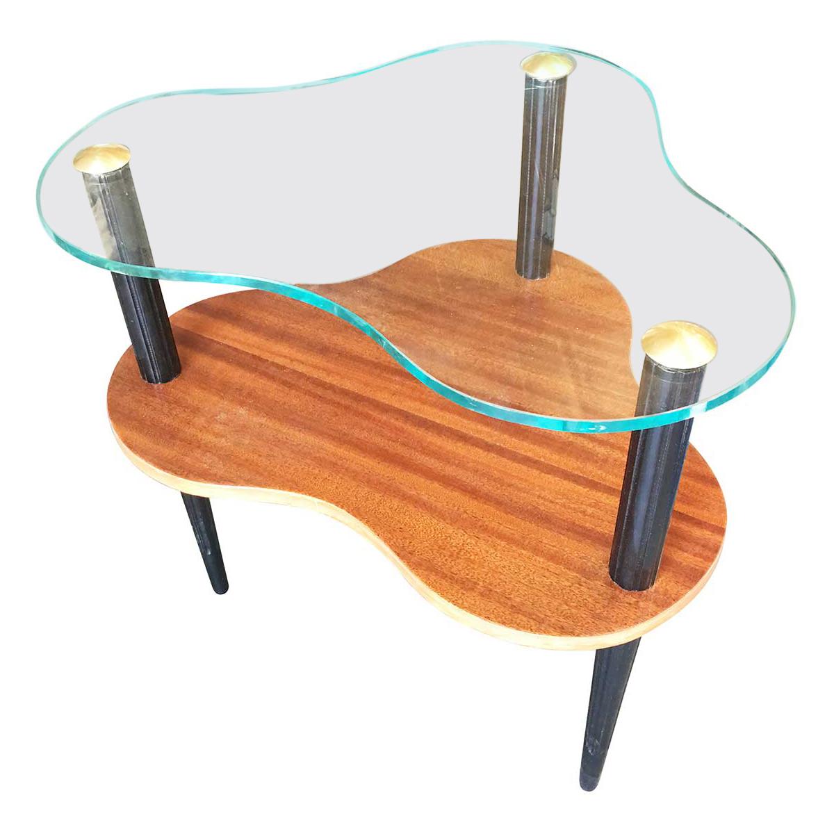 Modernage Two-Tier Midcentury Cloud Coffee Table