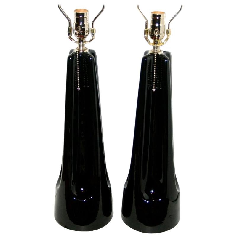 Lampes de table The Moderns en porcelaine noire
