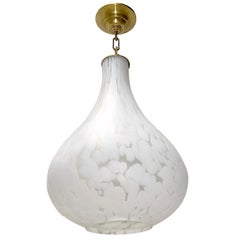 Moderne Blown Glass Light Fixture
