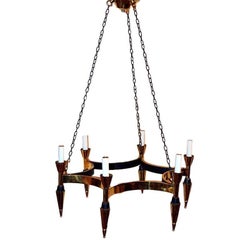 Moderne Star Shaped French Chandelier