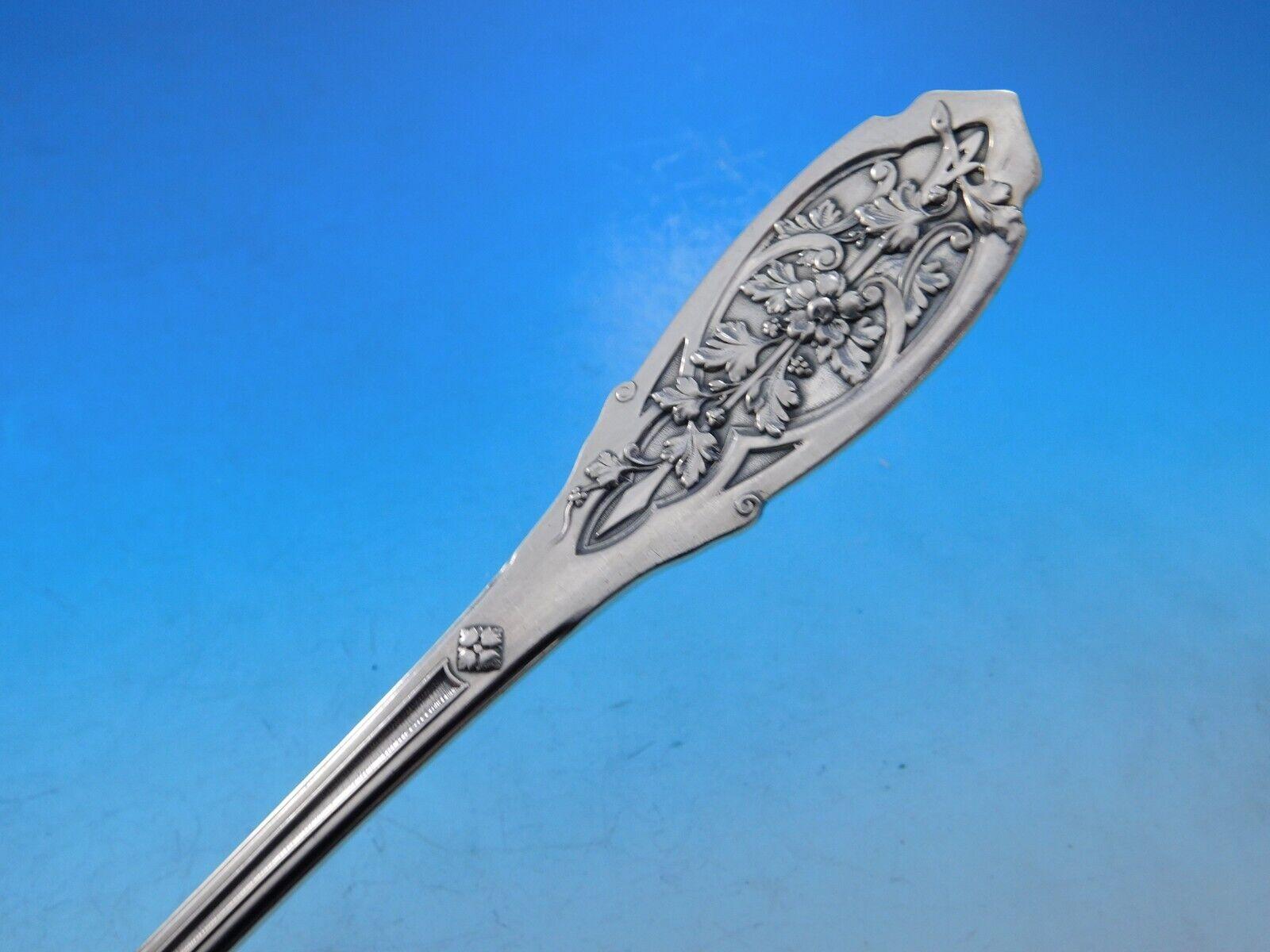 Plaqué argent Modernity by Puiforcat Service de couverts en argent sterling français 59 pièces au total en vente