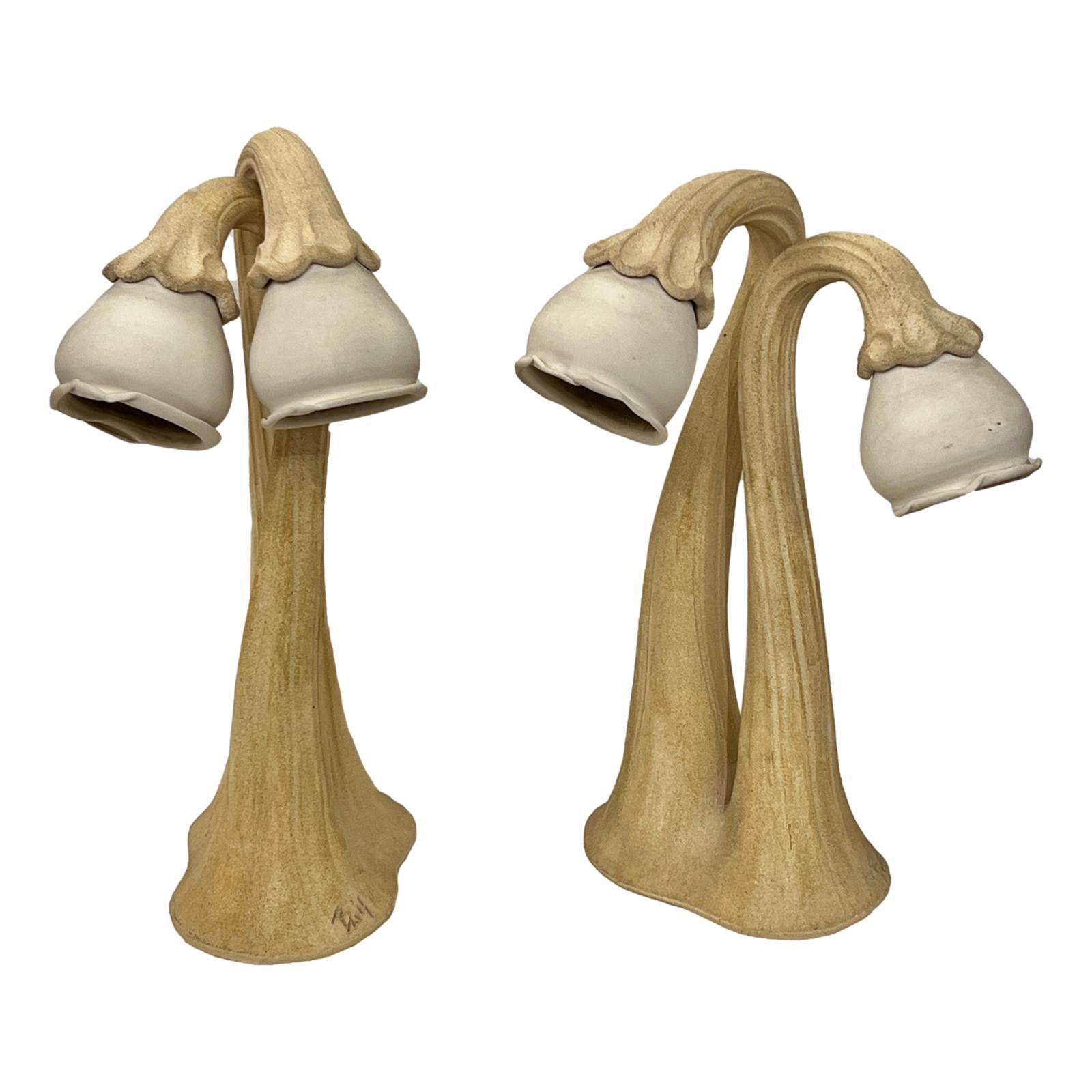 italien Lampes modernes en forme de fleur en vente