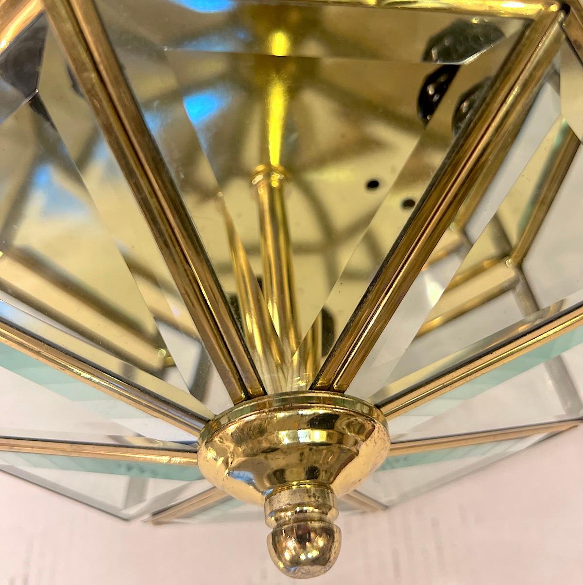 Mid-20th Century Moderne Flush Mounted Light Fixture  For Sale