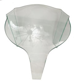 Moderne Glass Side Table