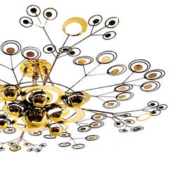 Lampadario scultoreo moderno