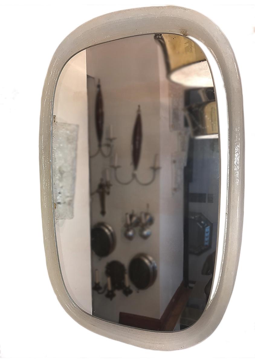 Moderne Style Mid Century Mirror In Good Condition For Sale In New York, NY