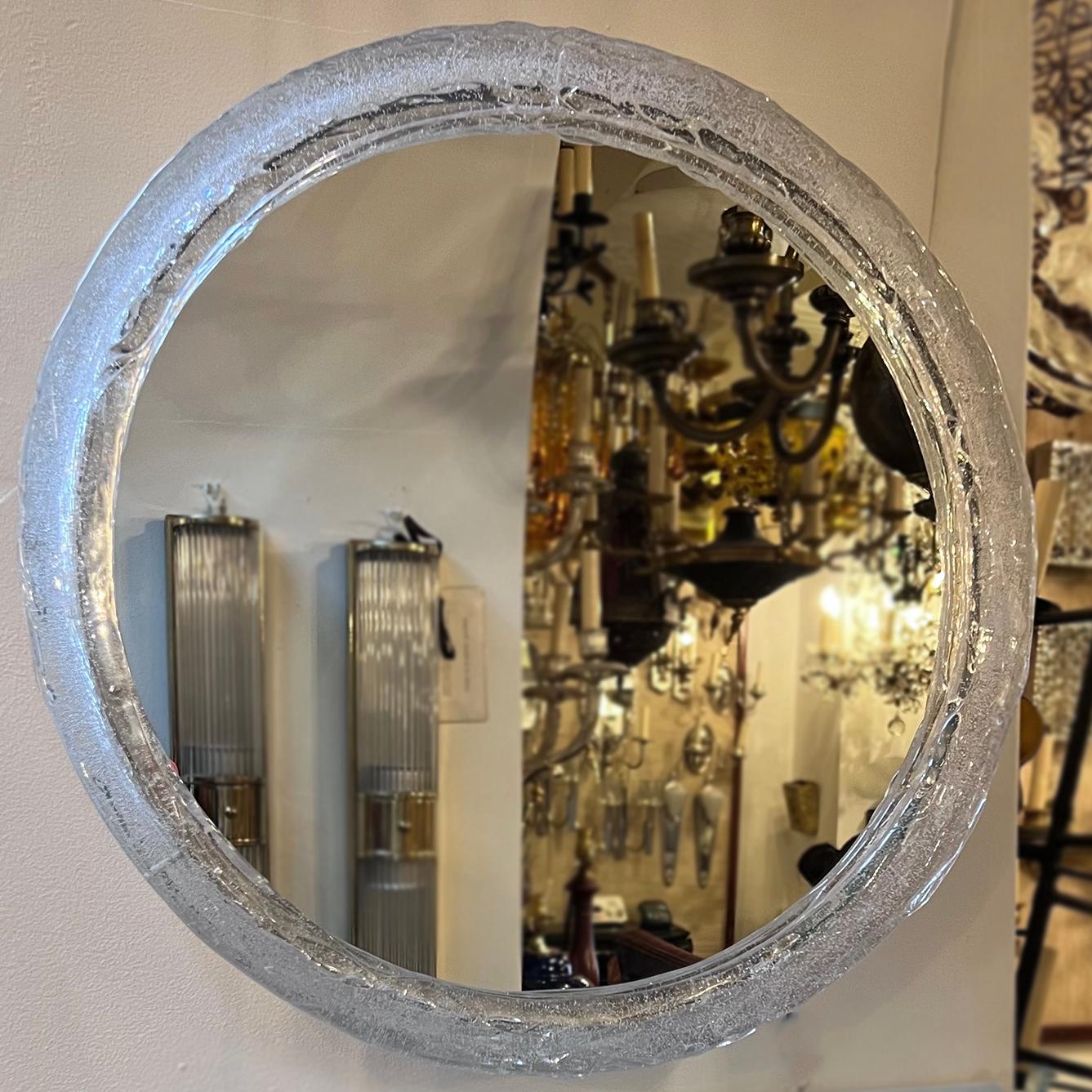 Moderne Style Midcentury Mirror In Good Condition For Sale In New York, NY