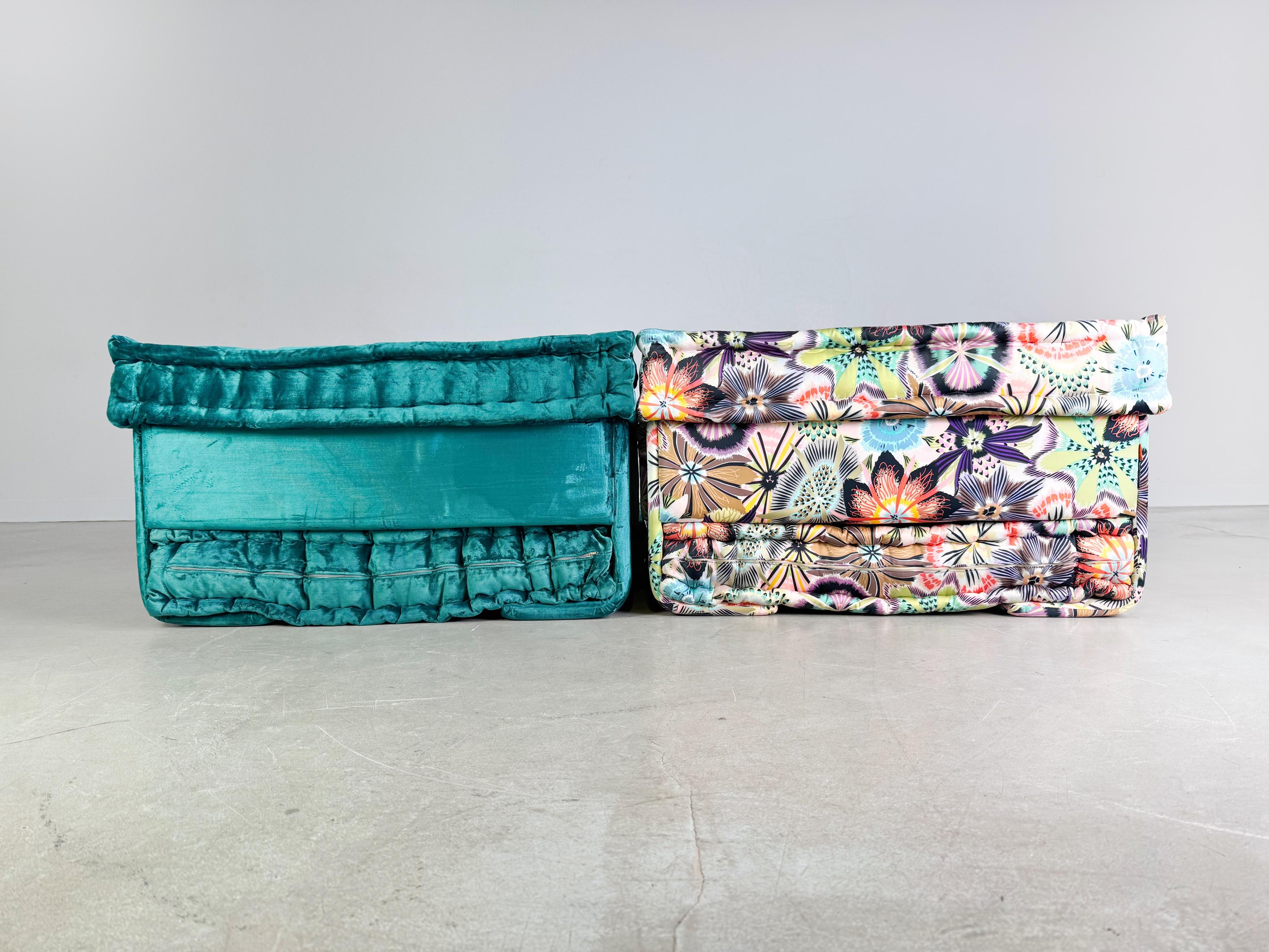 Sofá moderno Roche Bobois Sofá Mah Jong Hans Hopfer bunt en venta 2
