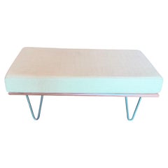 Modernica Convertible Case Study Ottoman with Hairpin Legs Nelson Style