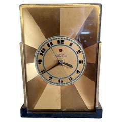Modernique Clock von Paul Frankl Art Deco Wolkenkratzer Telechronuhr 1928