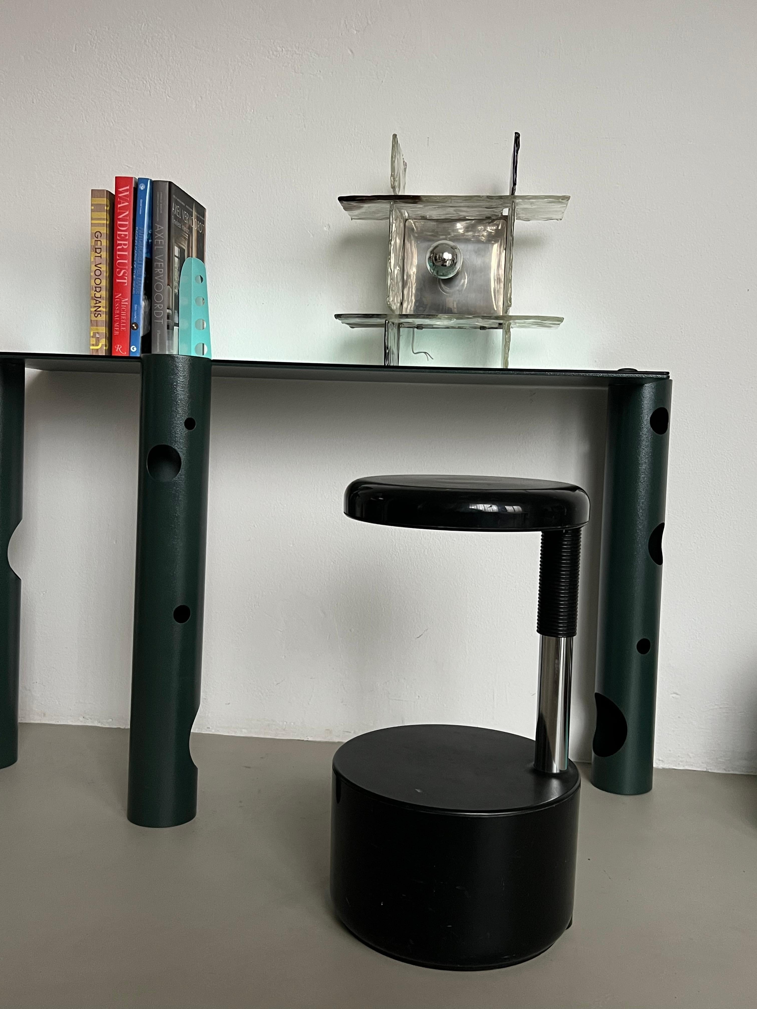 Modernis Golfhocker verchromte Struktur, verstellbar, Lucci Orlandini für Velca 70er Jahre im Angebot 7