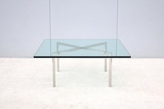 Modernism Ludwig Mies van der Rohe Knoll Barcelona Coffee Table Stainless Steel