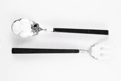 Modernism Sterling Salad Set