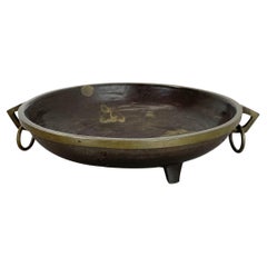 Élément moderniste brutaliste sculptural en bronze coquillage 1,4 kg, France, années 1960