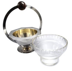 Modernist 1930s French Silver Plated Coupe