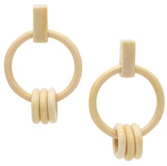Yellow Gold Dangle Earrings