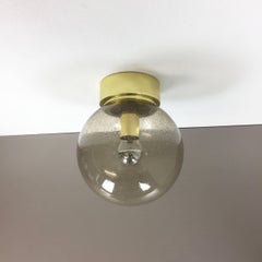 Modernist 1970s German "Bubble" Ceiling Light by Glashütte Limburg, Germany