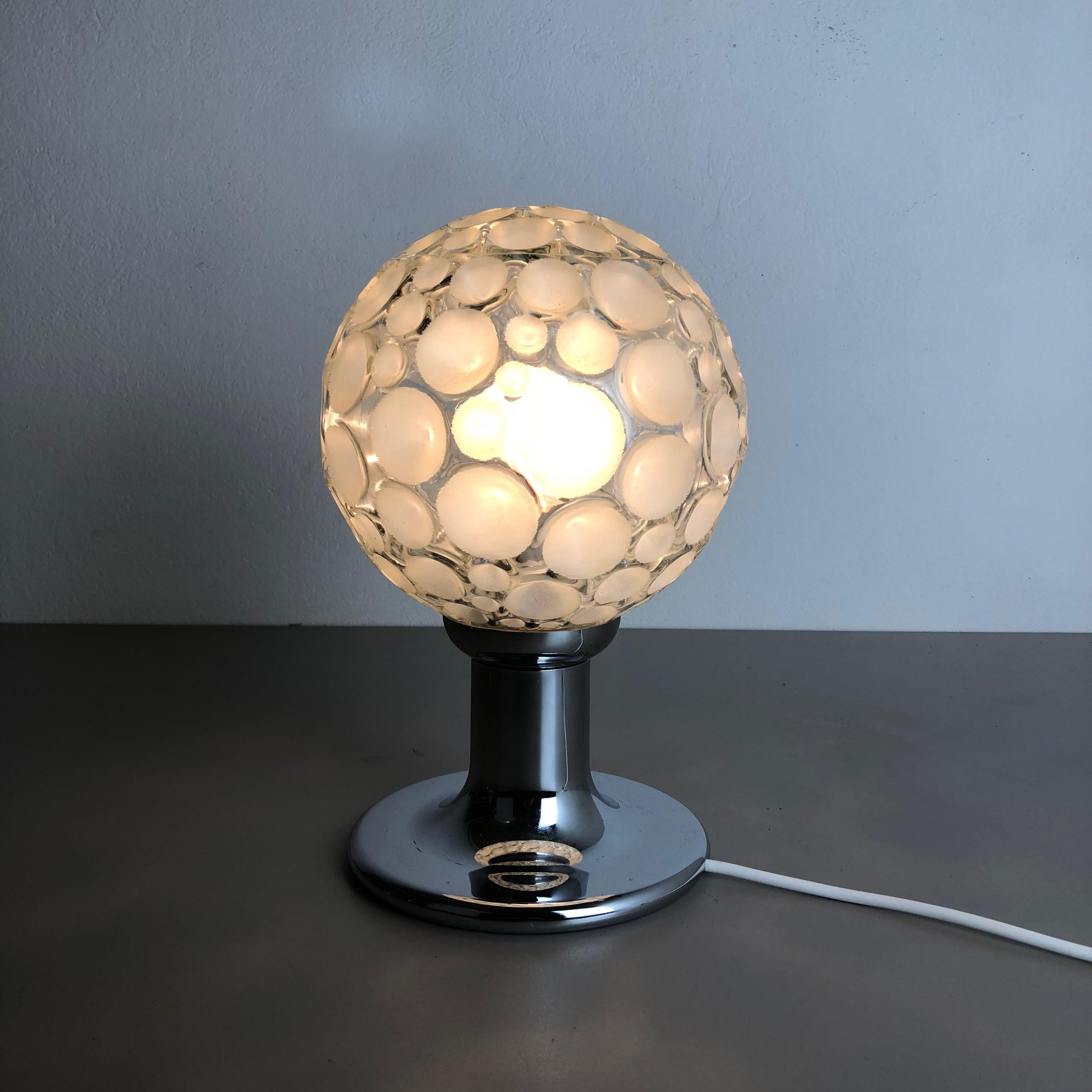 Modernist 1970s Sputnik Chromed Table Light by Honsel Lights Attributed, Germany 9