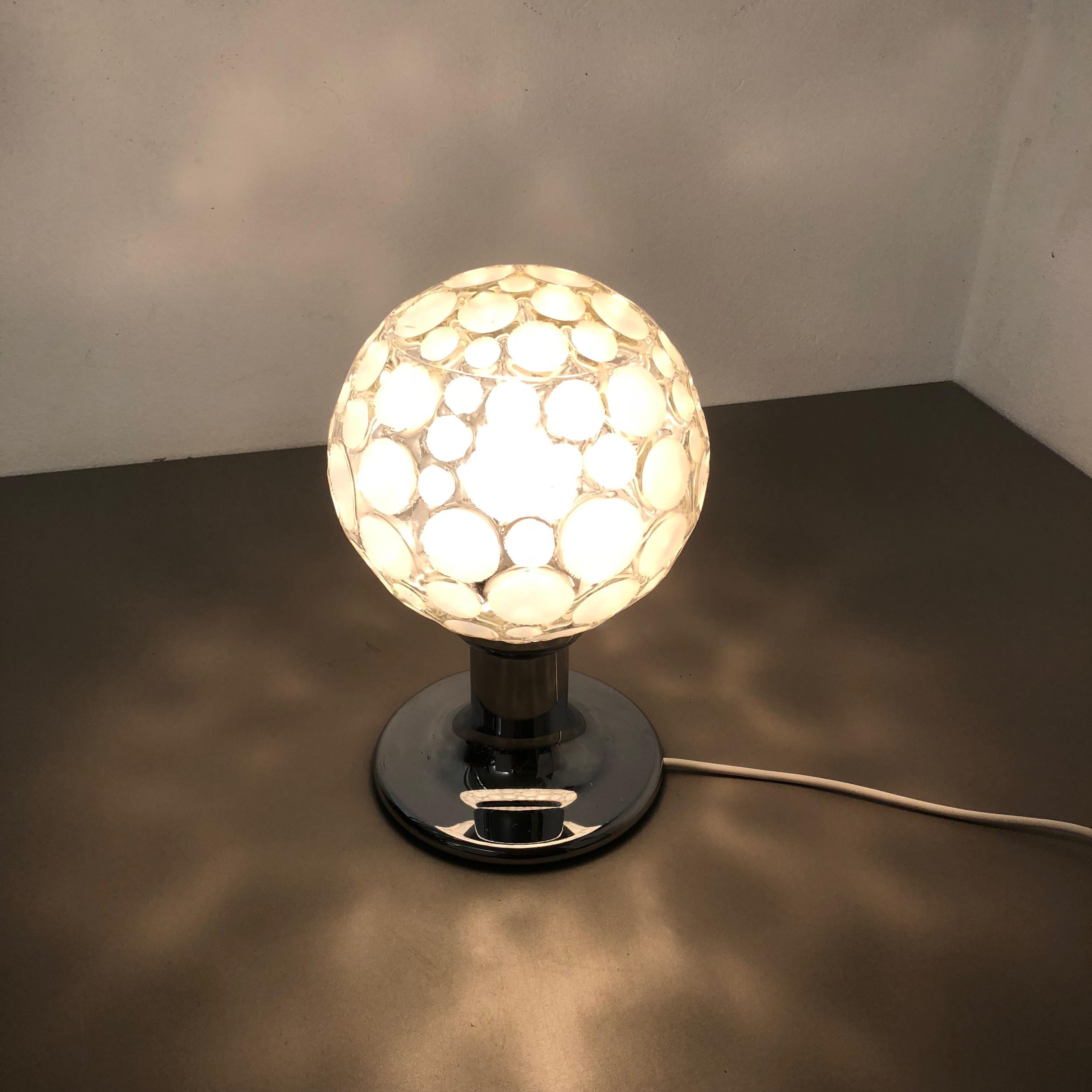 Modernist 1970s Sputnik Chromed Table Light by Honsel Lights Attributed, Germany 10