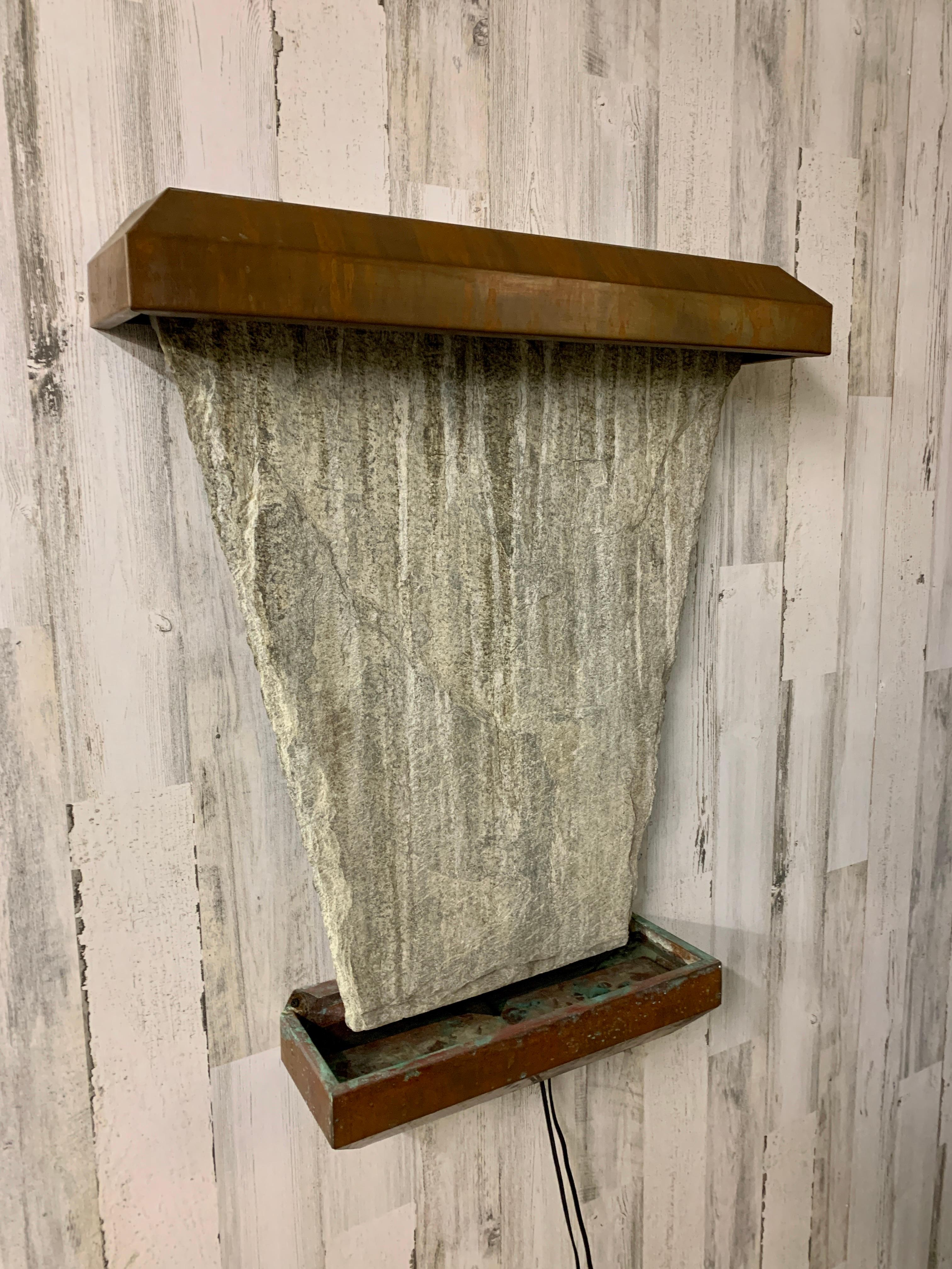 Modernist 20th Century Wall Fountain For Sale 5